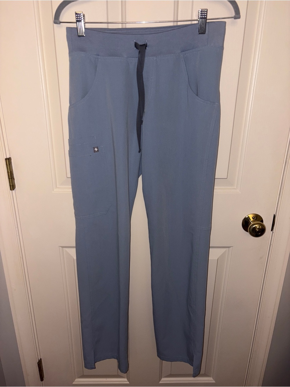 Figs Dusty Blue Kade Scrub Pants